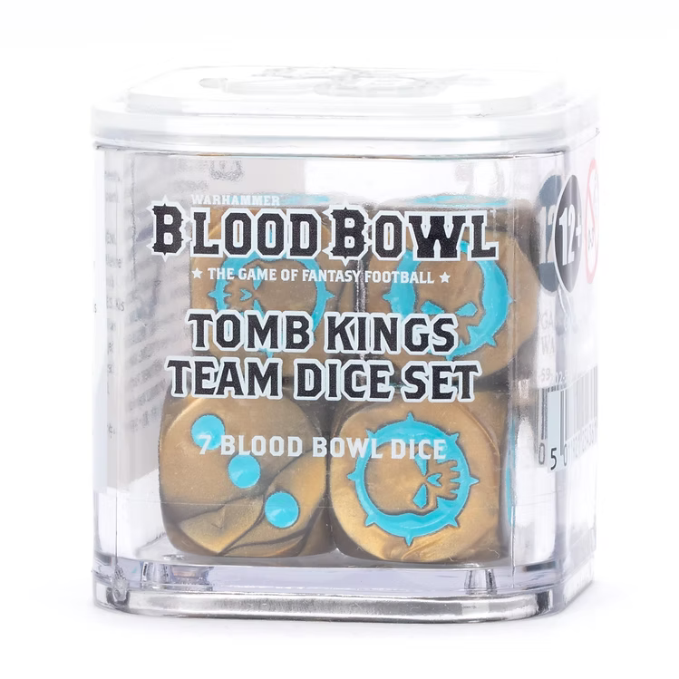 Games Workshop Blood Bowl Dice - Tomb Kings Team Dice set