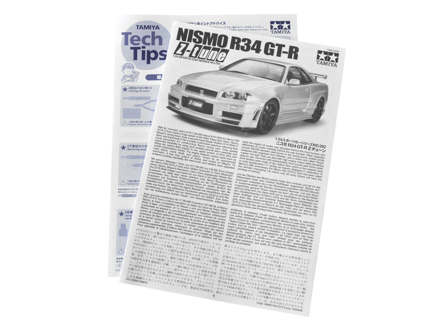 Tamiya 1/24 Nismo R34 GT-R Z Tune