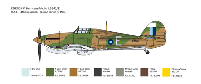 Tamiya 1/48 Hurricane Mk.IIC