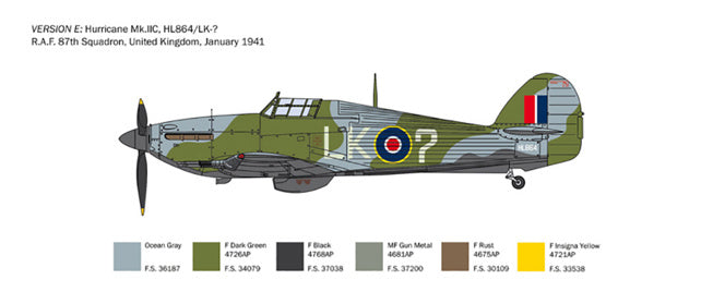 Tamiya 1/48 Hurricane Mk.IIC