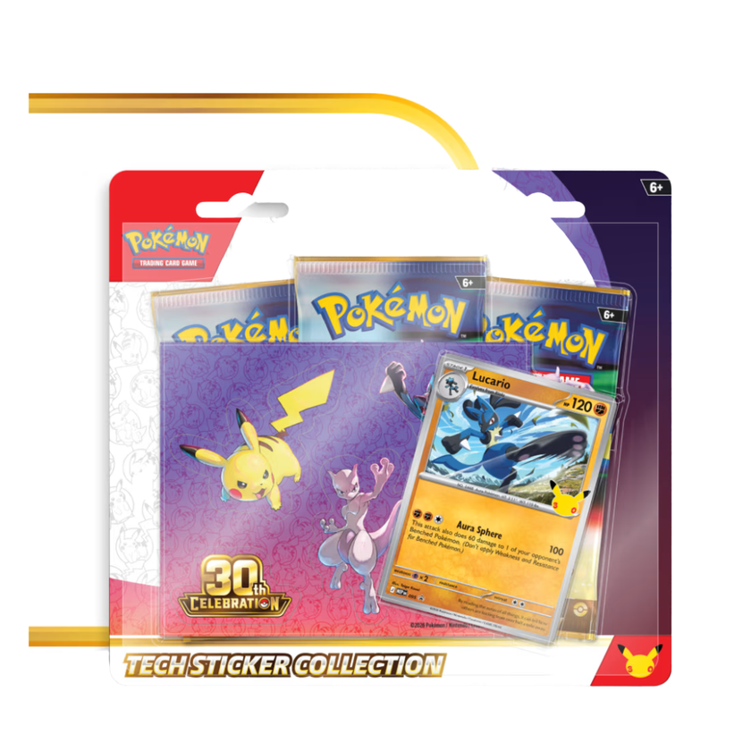Pokémon TCG: 30th Celebration Tech Sticker Collection