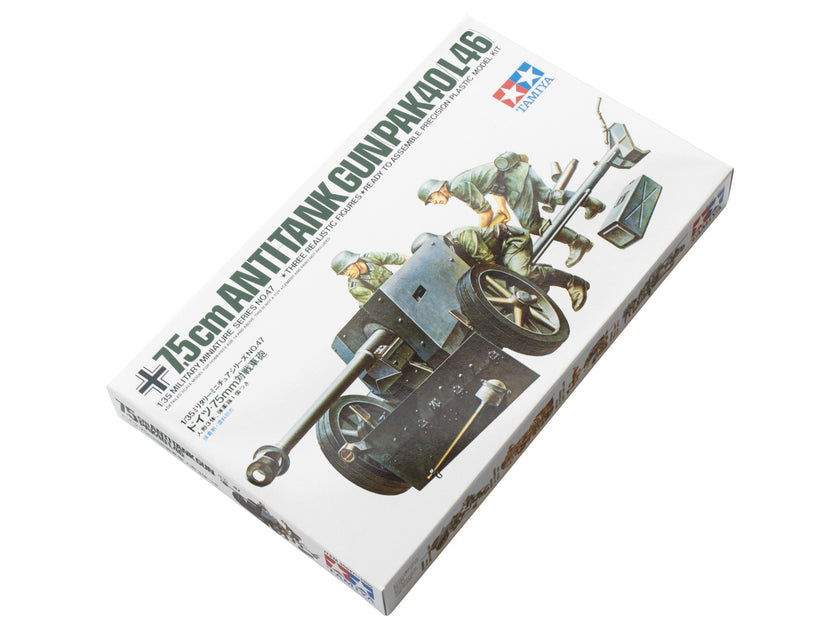 Tamiya 1/35 7.5cm Anti-Tank Gun with Crew (Pak40/L46)
