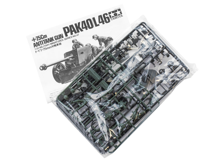 Tamiya 1/35 7.5cm Anti-Tank Gun with Crew (Pak40/L46)