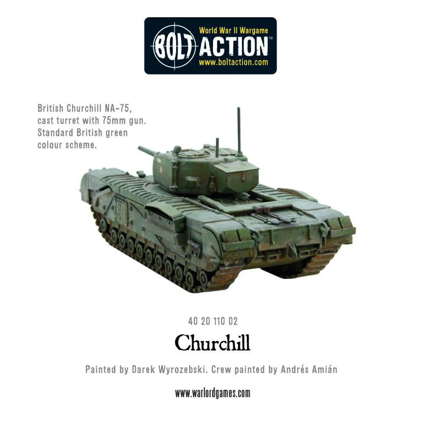 Bolt Action Churchill Tank (Plastic)