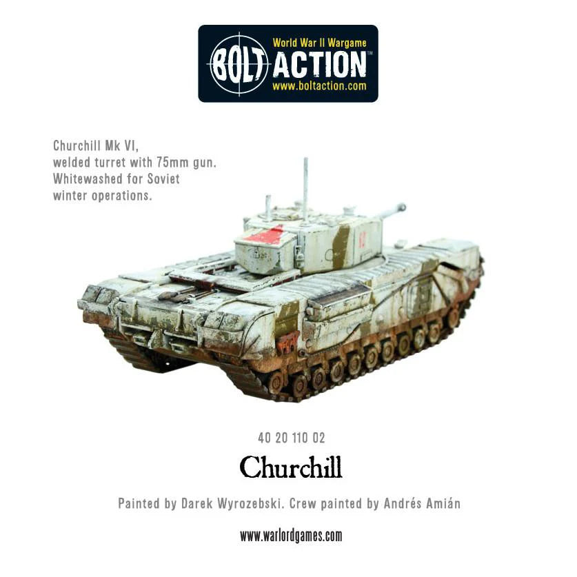 Bolt Action Churchill Tank (Plastic)