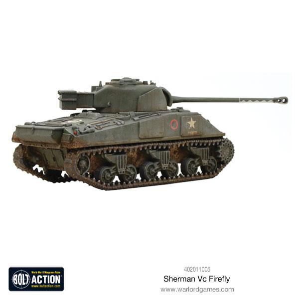 Bolt Action Sherman Firefly Vc (Plastic Box) - British Army