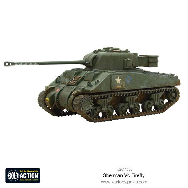 Bolt Action Sherman Firefly Vc (Plastic Box) - British Army