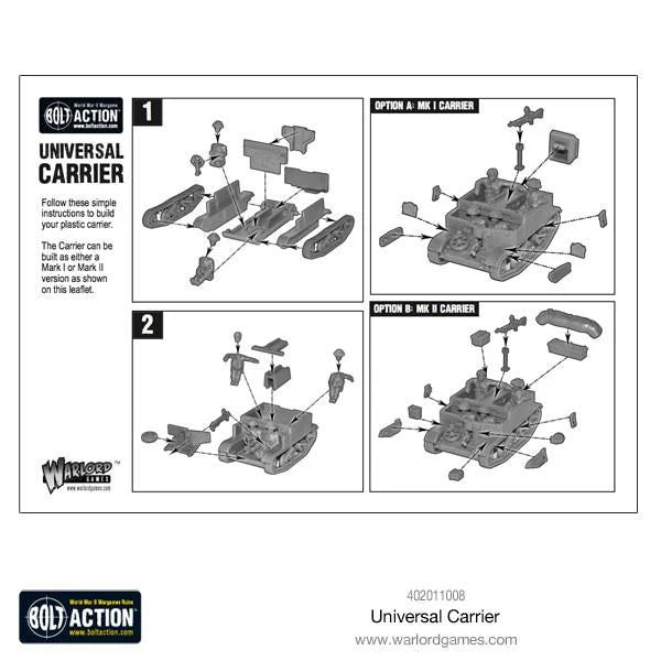 Bolt Action - British Universal Carrier