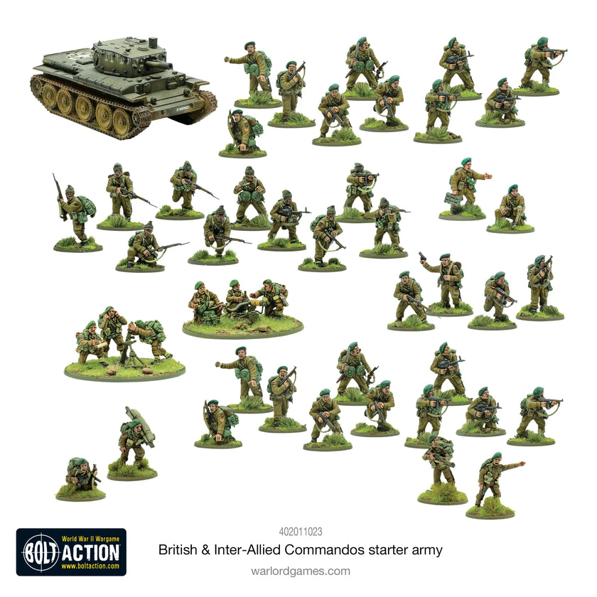 Churchill's Gangsters (British & Inter-Allied Commandos) Bolt Action Starter Army