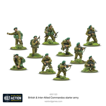 Churchill's Gangsters (British & Inter-Allied Commandos) Bolt Action Starter Army