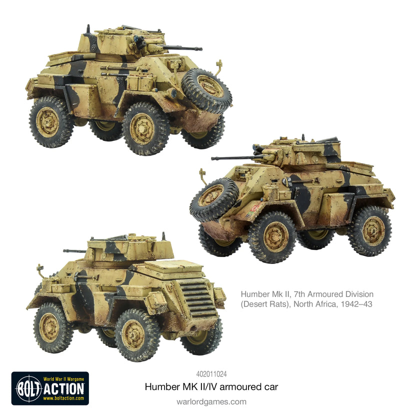Bolt Action - British Humber MK II/IV Armoured Car