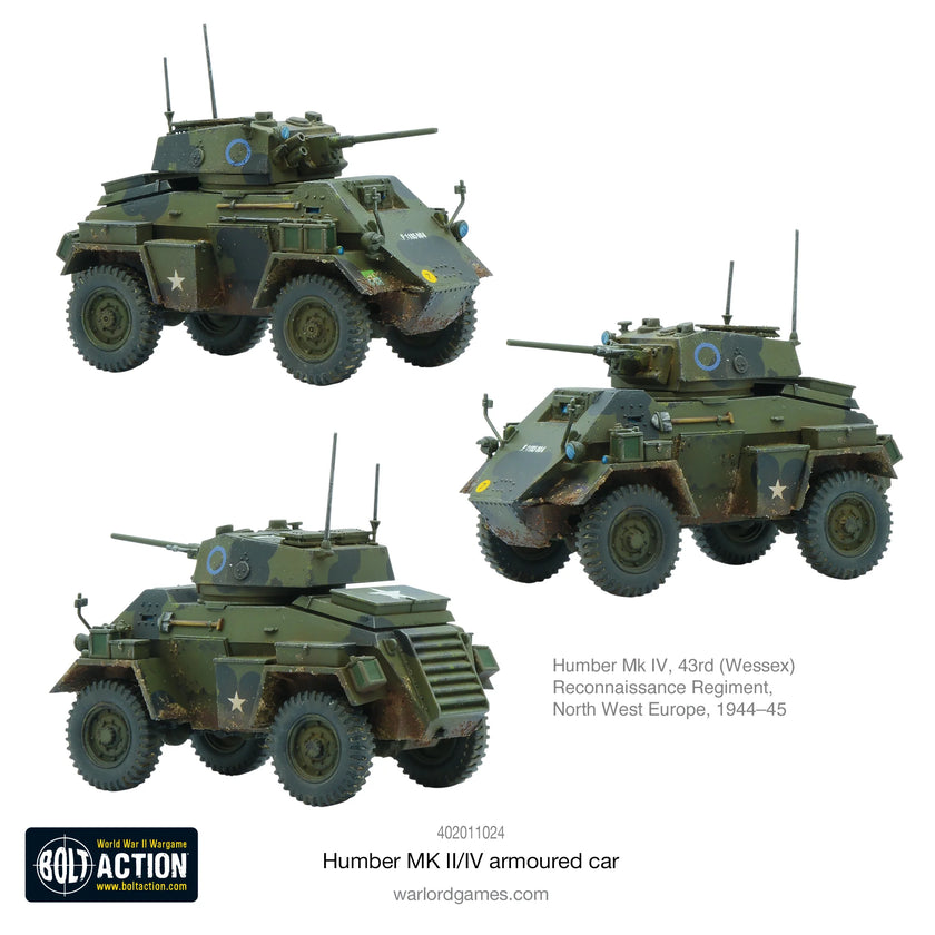 Bolt Action - British Humber MK II/IV Armoured Car