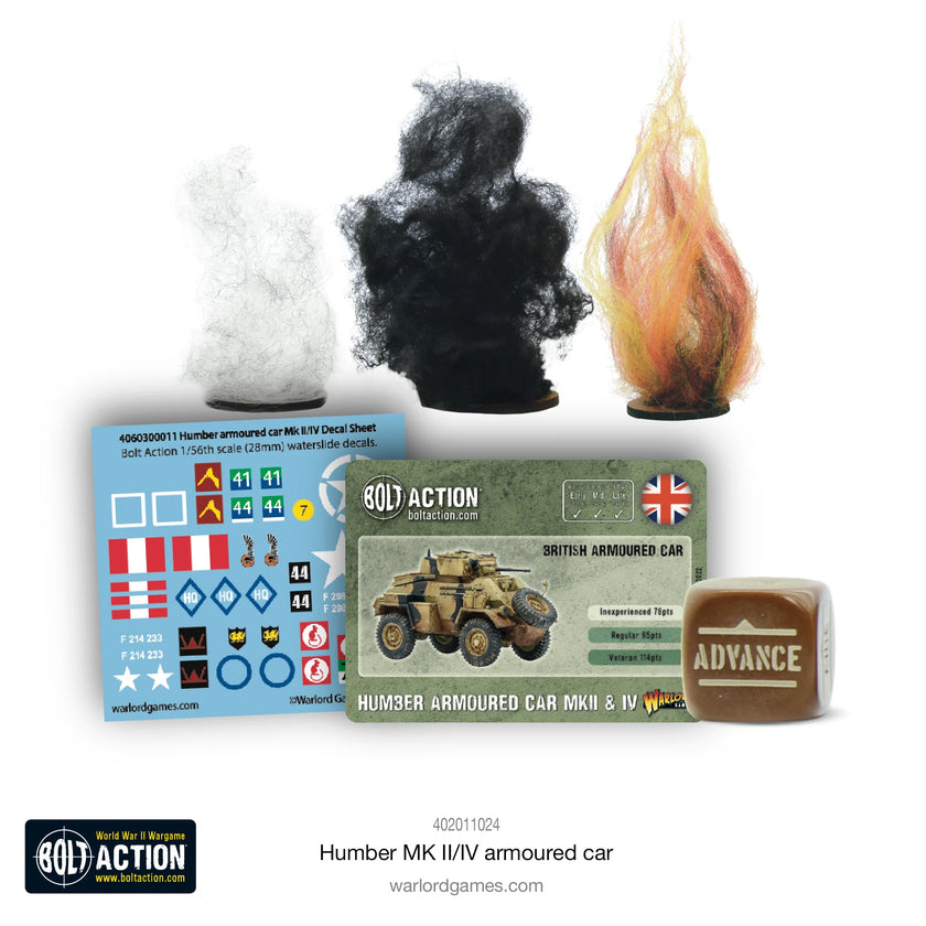 Bolt Action - British Humber MK II/IV Armoured Car