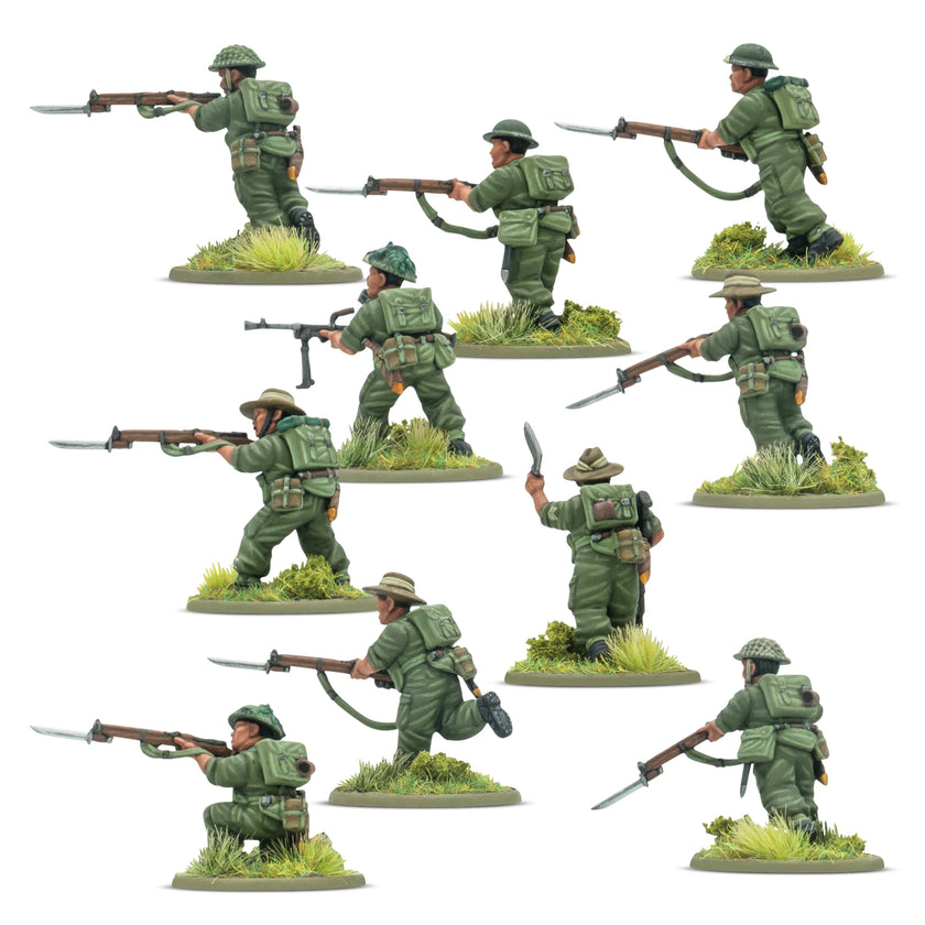 Bolt Action Gurkha Infantry Platoon