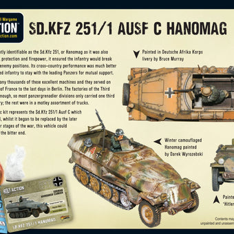 Bolt Action Sd.Kfz 251 C Hanomag (Mid-War)