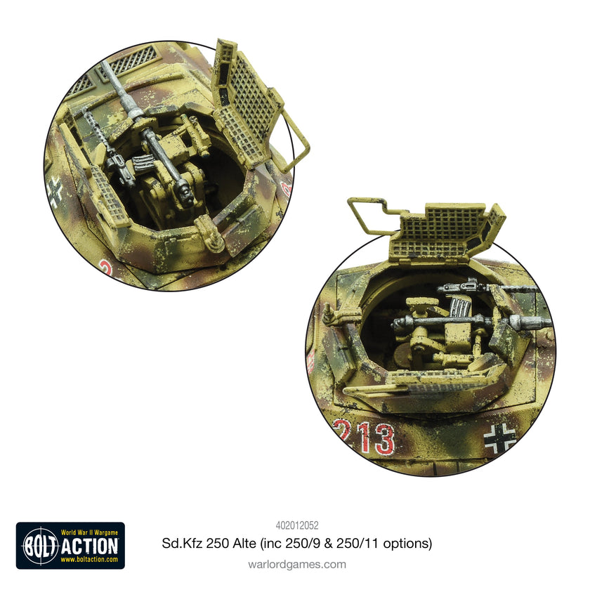 Bolt Action -  Sd.Kfz. 250 (Alte) half-track Plastic Boxed Set