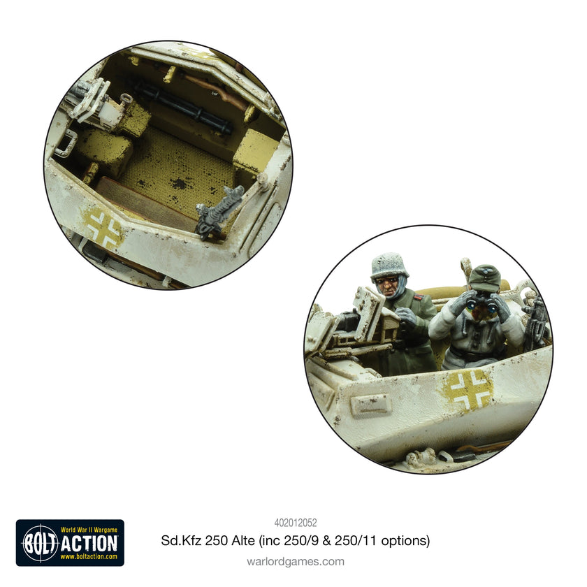 Bolt Action -  Sd.Kfz. 250 (Alte) half-track Plastic Boxed Set
