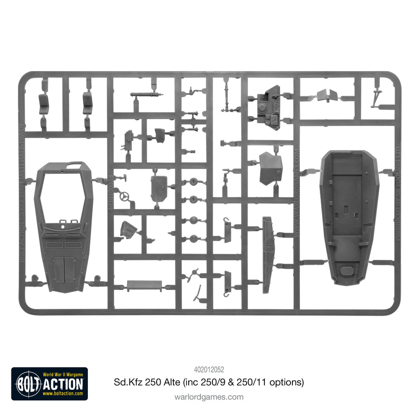 Bolt Action -  Sd.Kfz. 250 (Alte) half-track Plastic Boxed Set