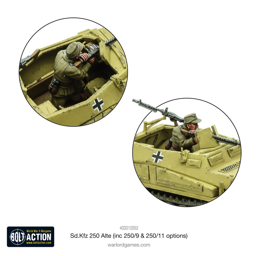Bolt Action -  Sd.Kfz. 250 (Alte) half-track Plastic Boxed Set