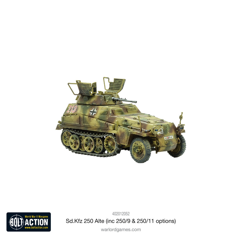 Bolt Action -  Sd.Kfz. 250 (Alte) half-track Plastic Boxed Set
