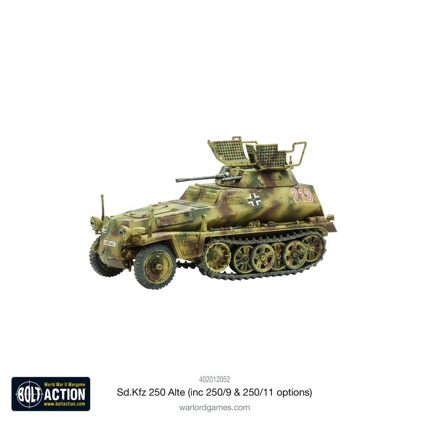 Bolt Action -  Sd.Kfz. 250 (Alte) half-track Plastic Boxed Set