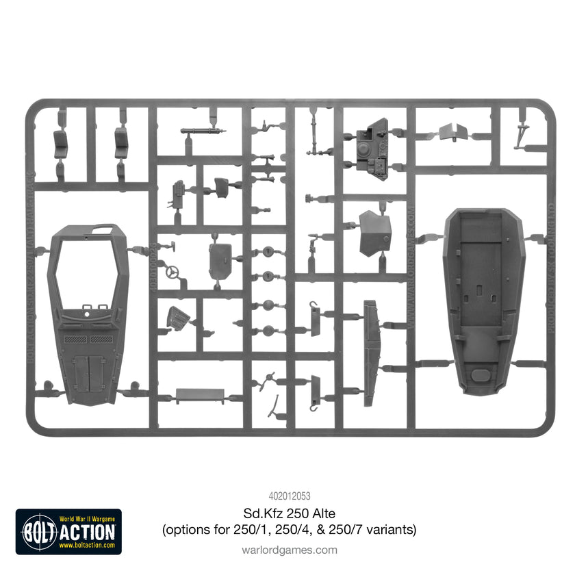 Bolt Action - Sd.Kfz 250 Alte (Options for 250/1, 250/4 & 250/7)