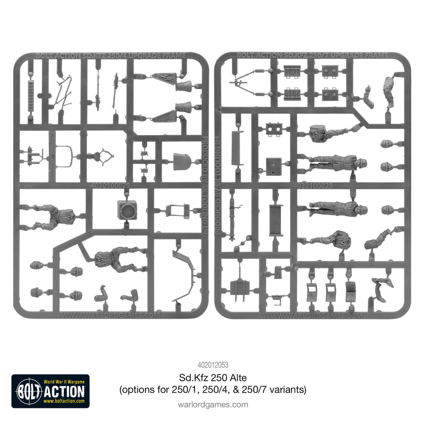 Bolt Action - Sd.Kfz 250 Alte (Options for 250/1, 250/4 & 250/7)