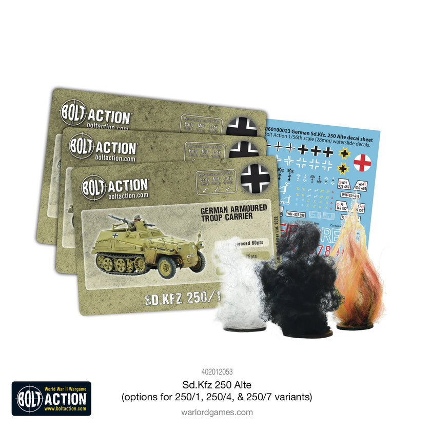 Bolt Action - Sd.Kfz 250 Alte (Options for 250/1, 250/4 & 250/7)