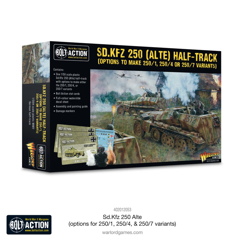 Bolt Action - Sd.Kfz 250 Alte (Options for 250/1, 250/4 & 250/7)