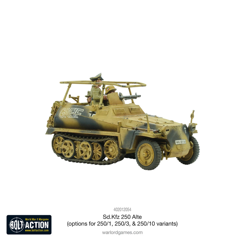 Bolt Action - Sd.Kfz 250 (Alte) half-track (250/1, 250/3 or 250/10 variants)