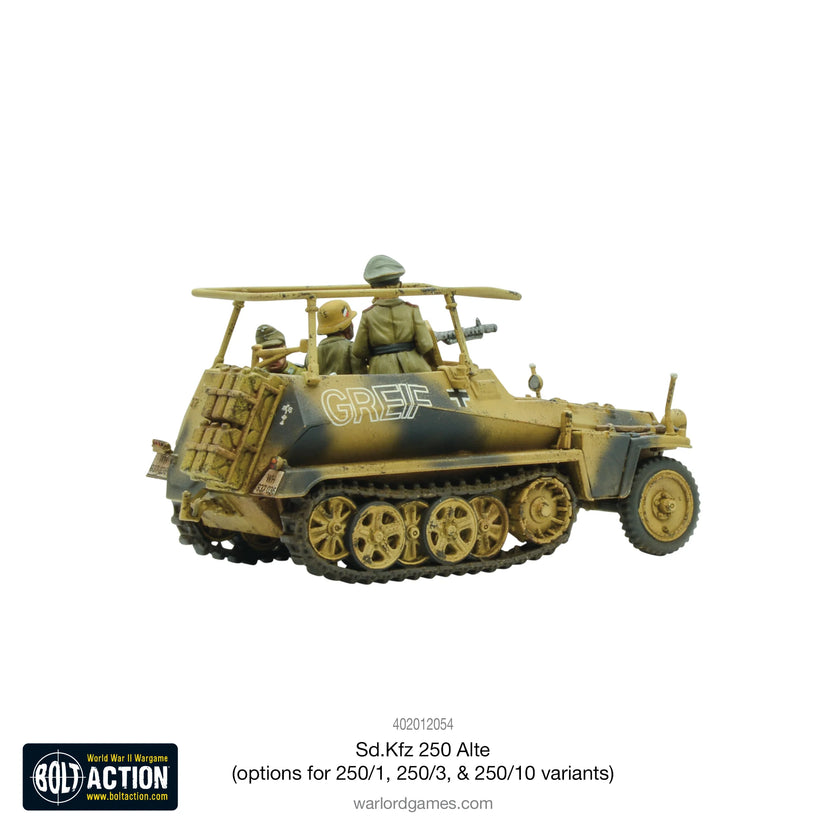 Bolt Action - Sd.Kfz 250 (Alte) half-track (250/1, 250/3 or 250/10 variants)