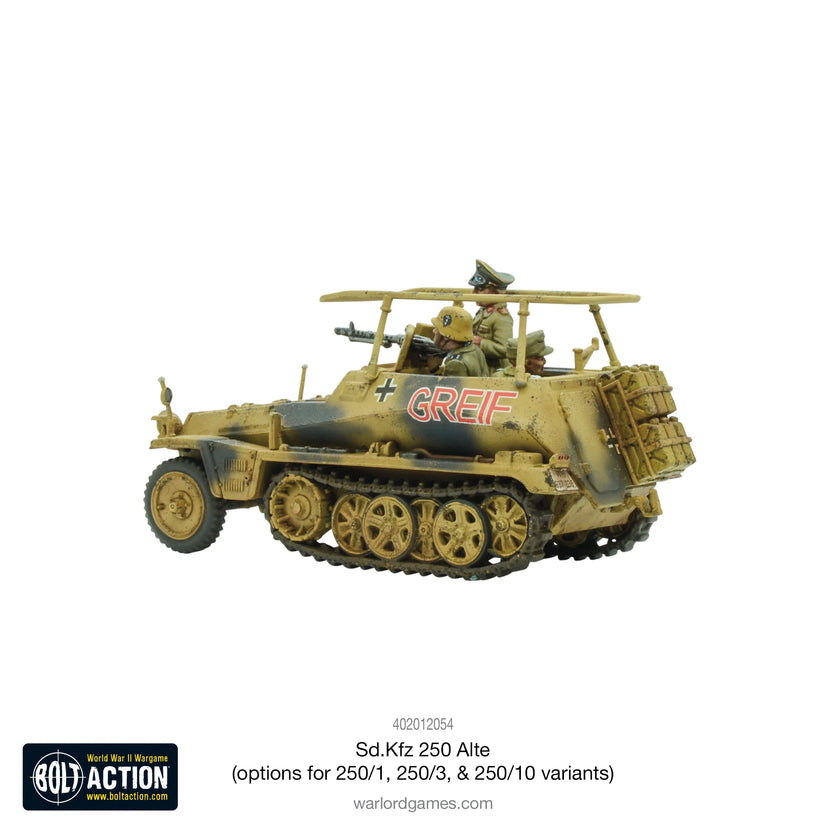 Bolt Action - Sd.Kfz 250 (Alte) half-track (250/1, 250/3 or 250/10 variants)