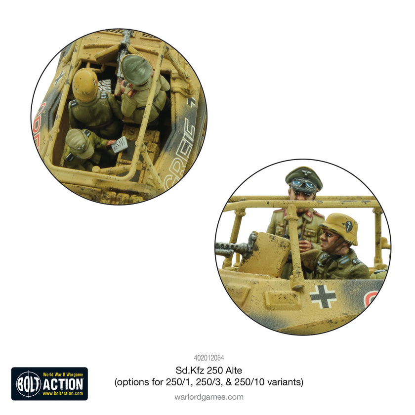 Bolt Action - Sd.Kfz 250 (Alte) half-track (250/1, 250/3 or 250/10 variants)