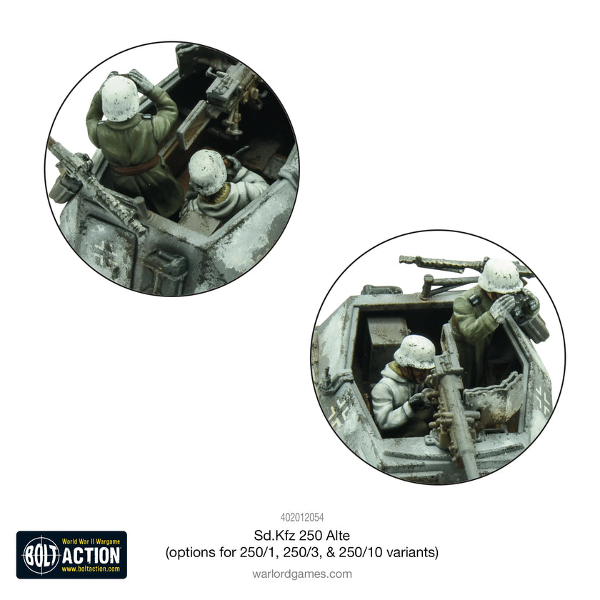Bolt Action - Sd.Kfz 250 (Alte) half-track (250/1, 250/3 or 250/10 variants)
