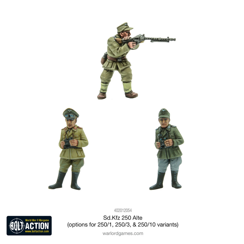 Bolt Action - Sd.Kfz 250 (Alte) half-track (250/1, 250/3 or 250/10 variants)