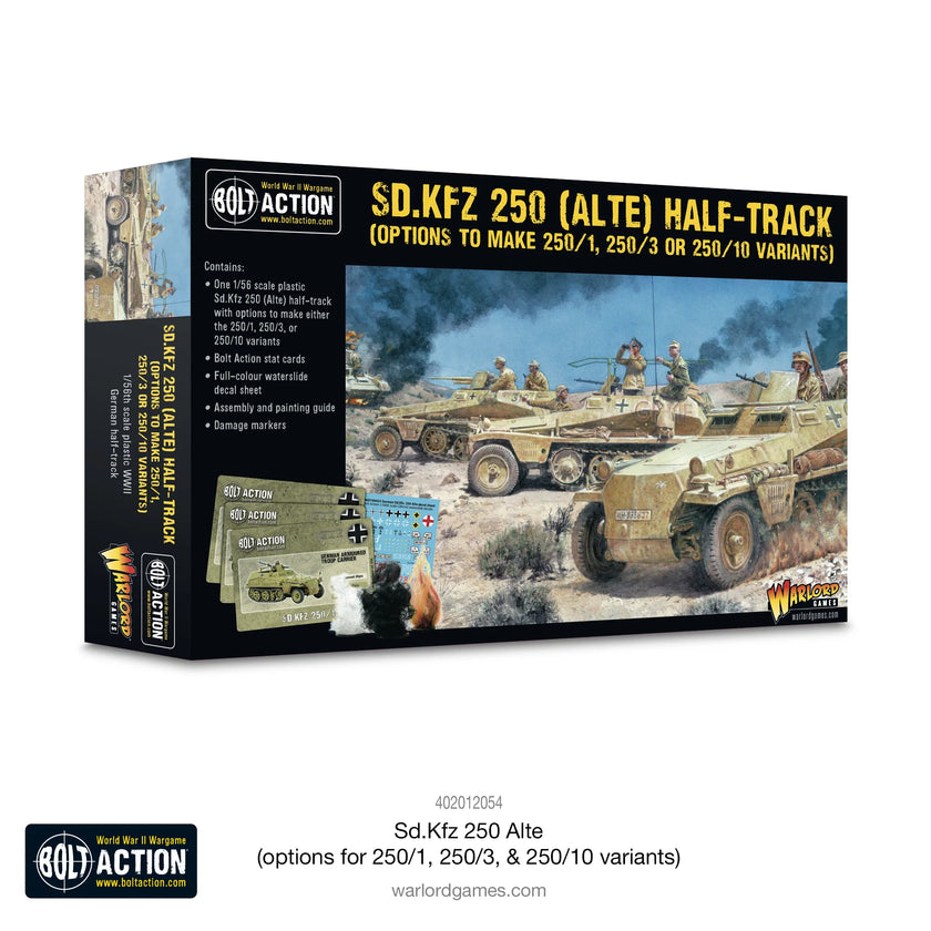 Bolt Action - Sd.Kfz 250 (Alte) half-track (250/1, 250/3 or 250/10 variants)