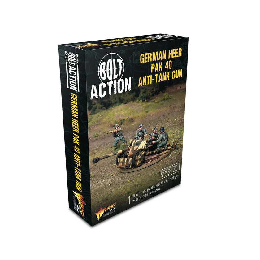 Bolt Action German Heer Pak 40 Anti-Tank Gun