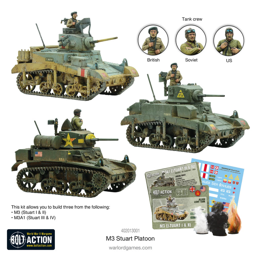 M3 Stuart Platoon 3rd Edition