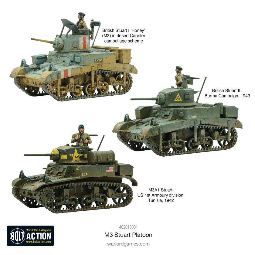 M3 Stuart Platoon 3rd Edition