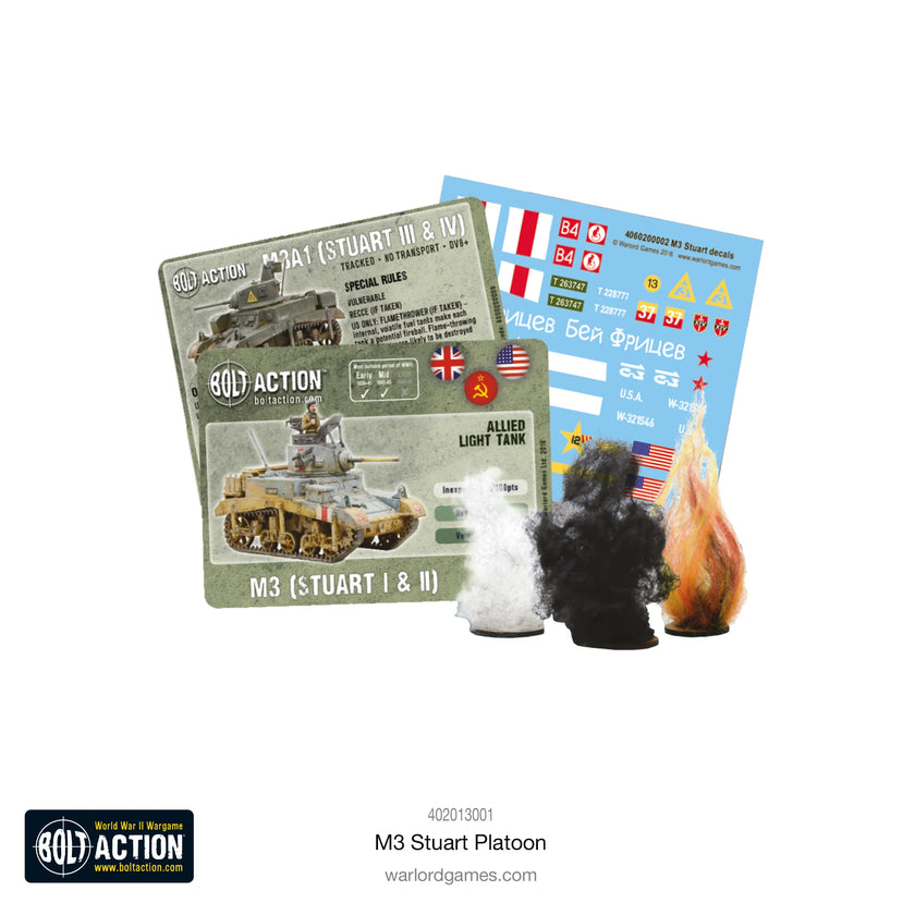M3 Stuart Platoon 3rd Edition