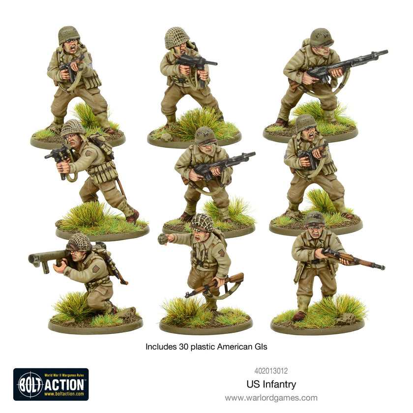 Bolt Action US Infantry Platoon - WWII American GIs
