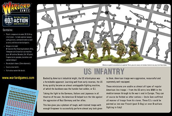 Bolt Action US Infantry Platoon - WWII American GIs