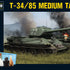 T-34/85 medium tank (plastic)