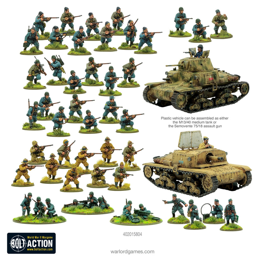 Avanti Savoia! Bolt Action Italian Army starter army