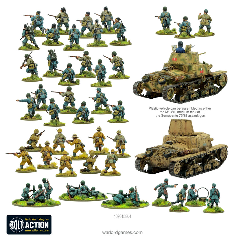 Avanti Savoia! Bolt Action Italian Army starter army