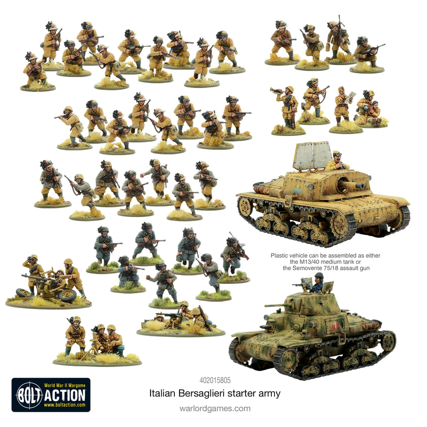 Italian Bersaglieri Bolt Action Starter Army