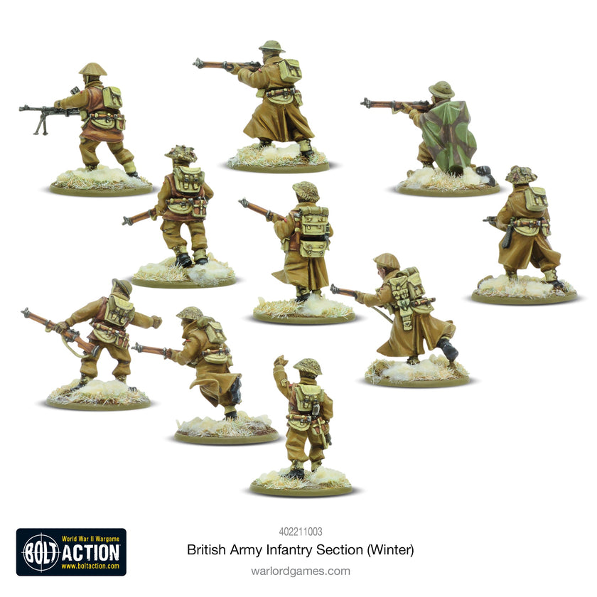 Bolt Action British Infantry Section (Winter)
