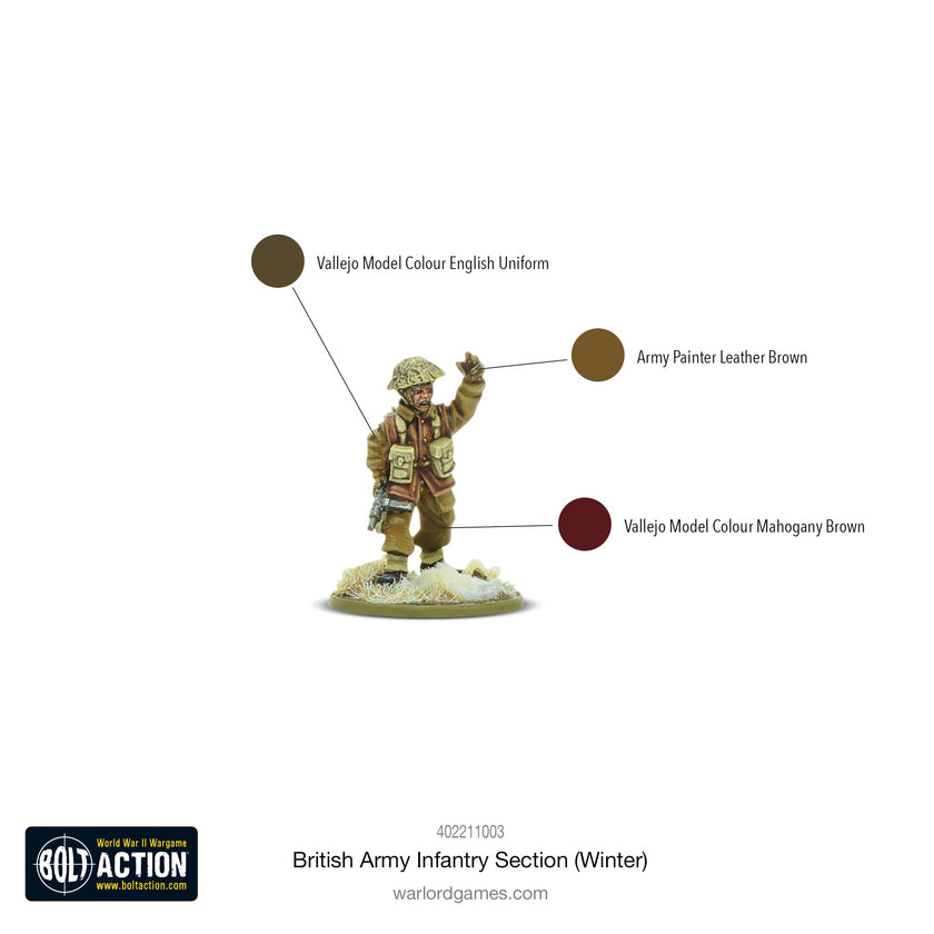 Bolt Action British Infantry Section (Winter)