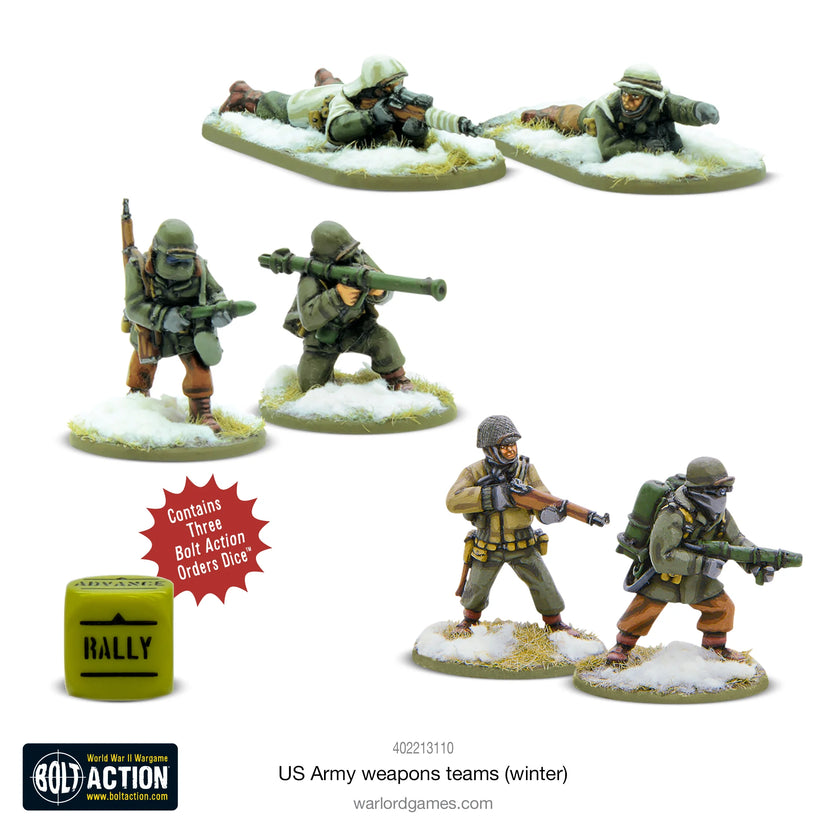 Bolt Action  US Army (Winter) Weapons Teams