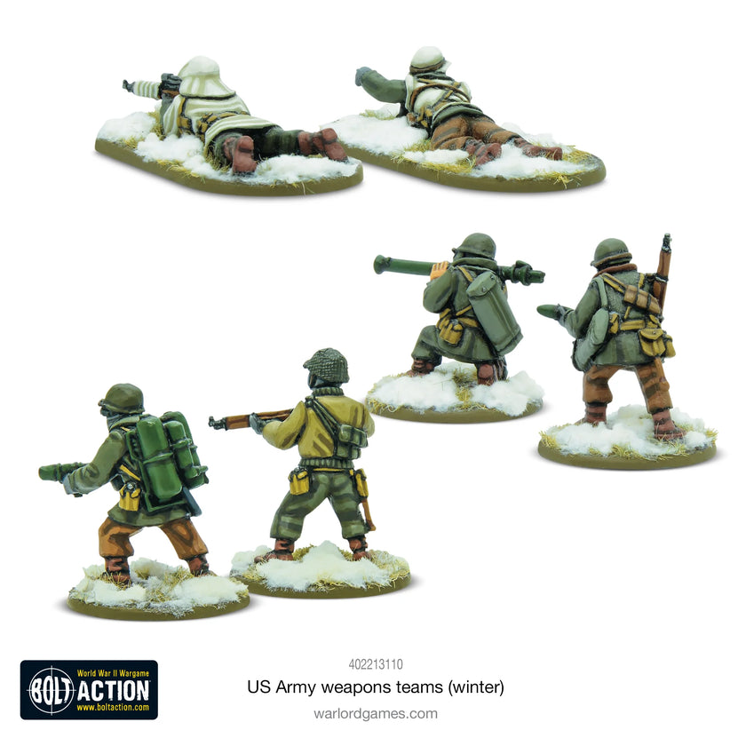 Bolt Action  US Army (Winter) Weapons Teams